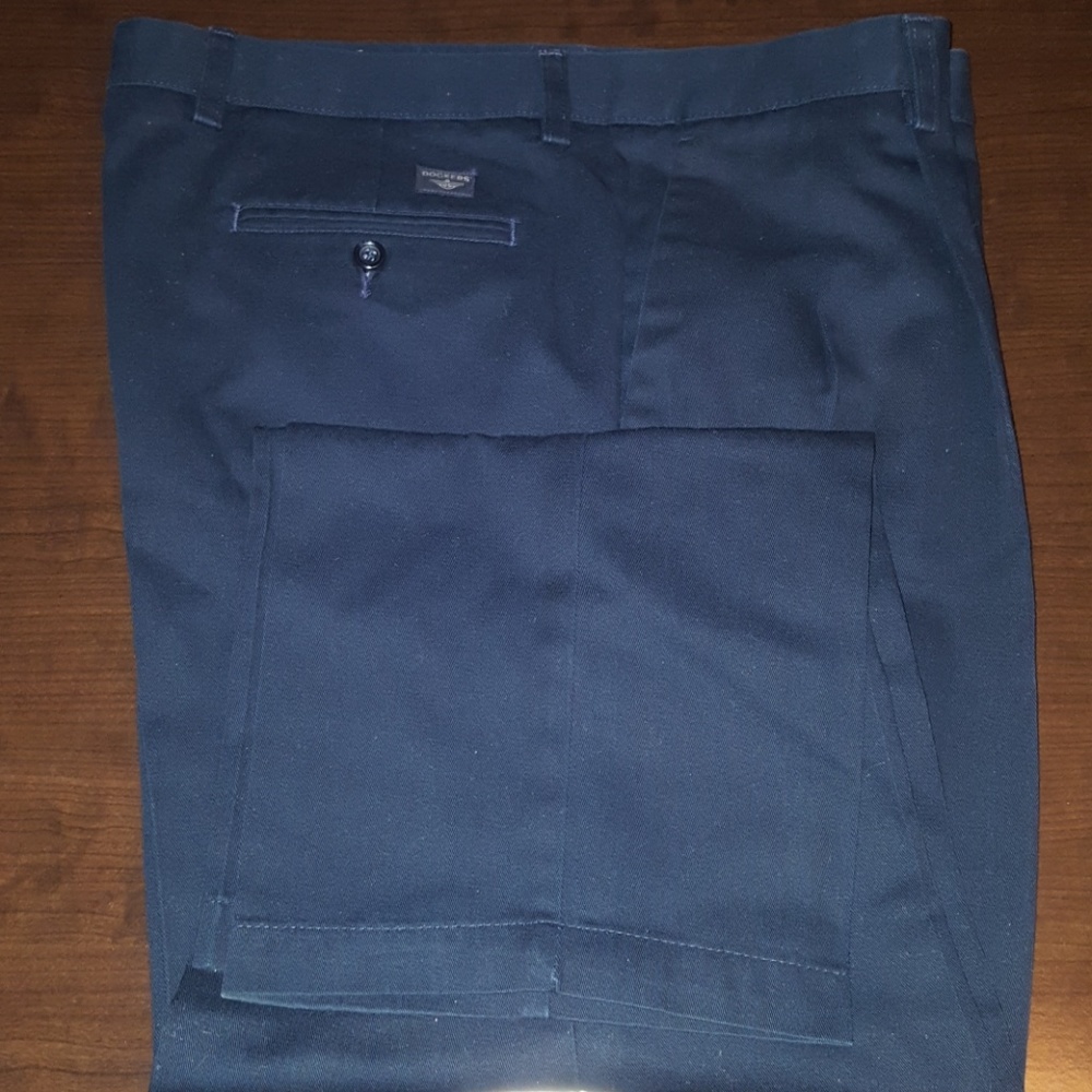 Dockers W38 L30 Navy Blue Dress Pants